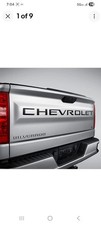 New Oem Gm Black Chevrolet Tailgate Lettering Decal 84370615 Silverado 19-25 New Oem Gm Black Chevrolet Tailgate Lettering Decal 84370615 Silverado 19-25