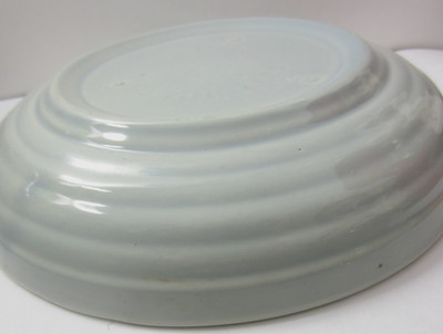 RARE Vintage 1930's Bauer Pottery Pale Green 7.5'' Ring Soup Plate-Los Angeles