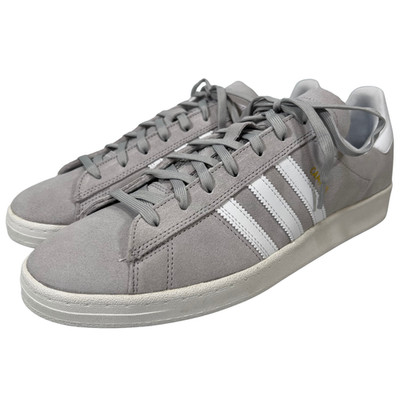 Adidas Men's Campus ADV Skate Shoes JP8541 Grey2/White/Gold Size 12.5