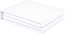 Twin Flat Sheet - Hotel Quality Twin Flat Sheet Only - Brushed Microfiber Top Sh