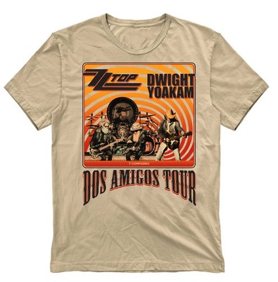 New ZZ Top Dos Amigos Tour Full Size S to 5XL T-shirt K1346