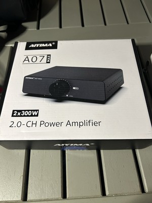AIYIMA A07 MAX 2 Channel Power Stereo Amplifier Home Audio 2x300W Class D