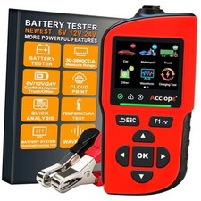 BT90 PRO 2-360Ah Battery Tester with Cloud Printing, 30-3800 CCA, RED