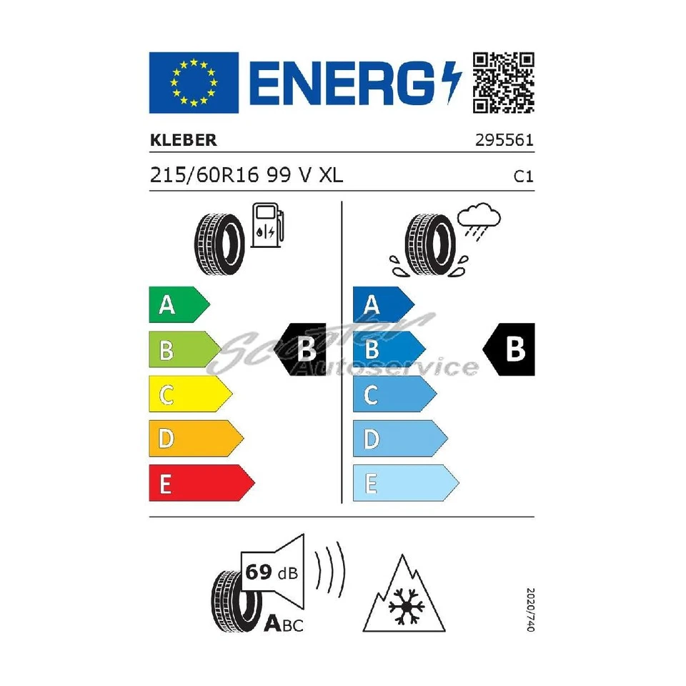 Kleber 215/60 R16 99V Allwetterreifen Quadraxer 3 3PMSF XL | 14335 - Bild 2 von 4