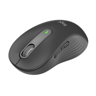 Signature M650 L Kabellose Maus für große Hände Leise Schwarz Rechtshänder