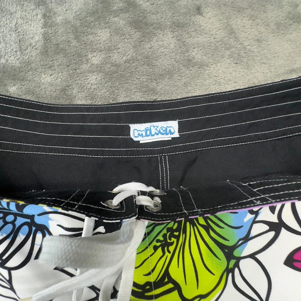 Bañador Miken Floral Board Shorts Colorido Playa Surf Para Hombres Foto 2 de 4