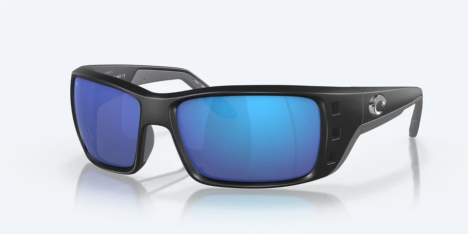 Costa Del Mar Permit Matte Black/Blue Mirror 580G POLARIZED 62 mm Sunglasses