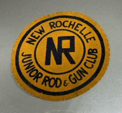 Vintage New Rochelle Junior Rod And Gun Club Patch New York