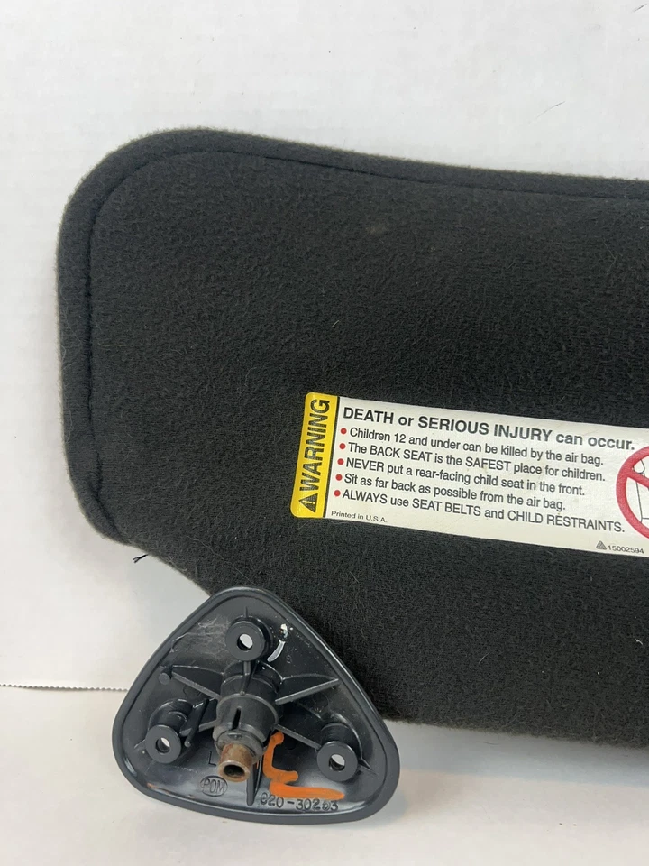 95-05 OEM Chevy S10 Blazer Jimmy Sonoma Driver Izquierdo LH Parasol Gris Oscuro Foto 3 de 4