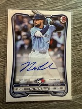 2026 Bowman Paper PRV-NL Nathan Lukes Vet Paper Auto Blue Jays