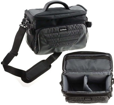 Navitech Grey Shoulder Camera Camcorder Bag For NBD 5K 48MP Ultra HD Video Camer