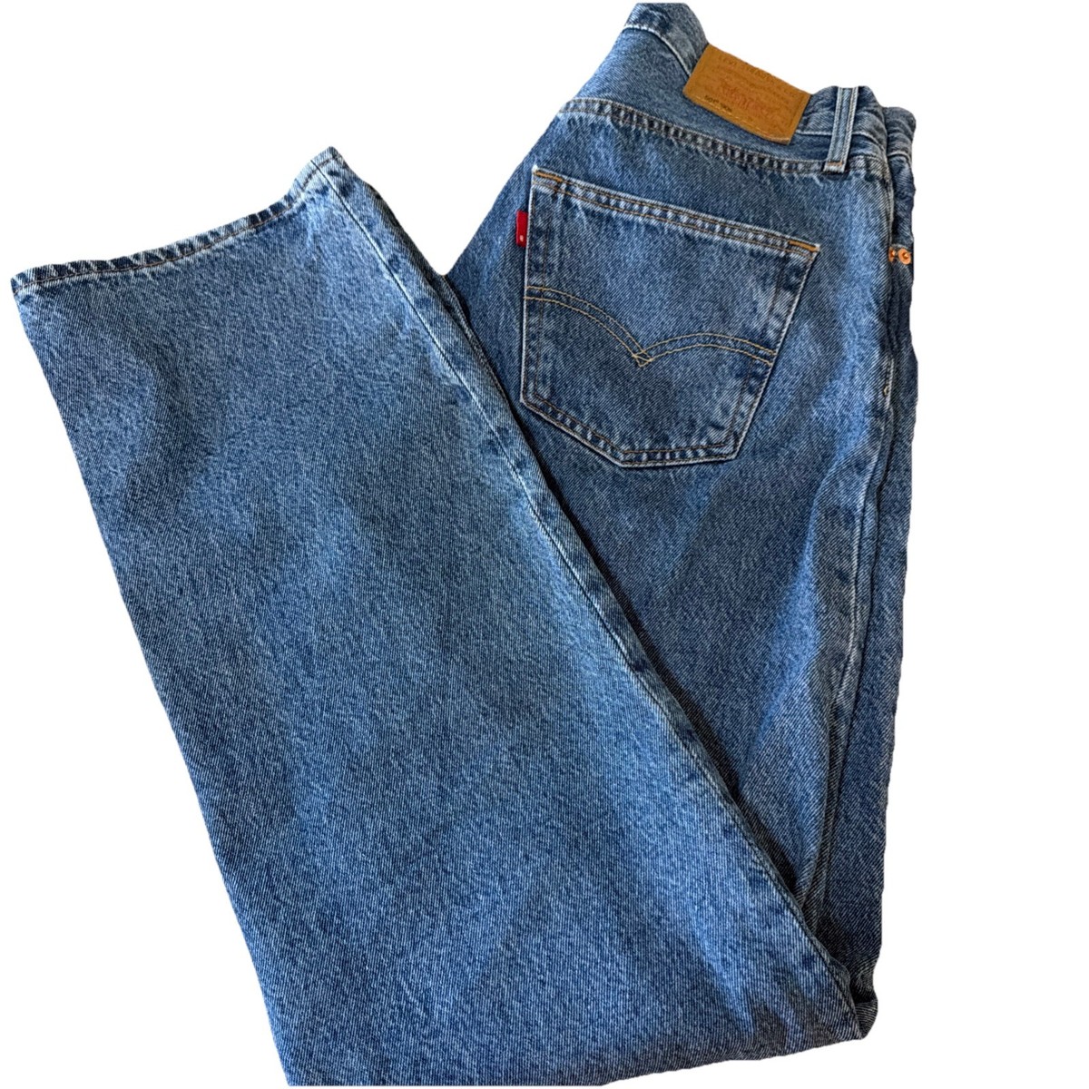 Vintage 90s Levis 501 28x32 RARE BLANK RED TAB Trademark “R” Tag