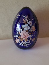 Osterdekoration ei Glas-Kristall Geschliffen Floral Kreuz Palmwedel, Russland?
