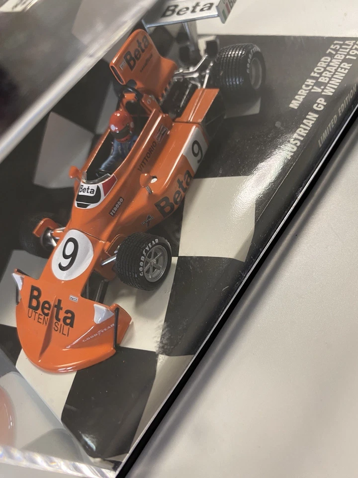 Minichamps March Ford 751 Austrian GP Winner 1975 430 750009 1:43 F/S Japan - Image 2 of 4