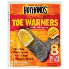 Hot Hands - Toe Warmers With Adhesive 1 PATCH - 8h Of Heat 2 Feet Stick On
