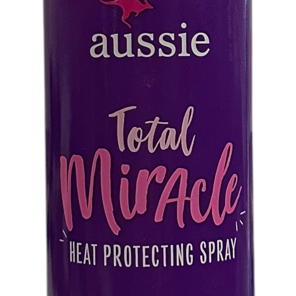 Paquete de 3 aerosoles protectores contra el calor Aussie Total Miracle con albaricoque y macadamia 8,5 oz Foto 3 de 4