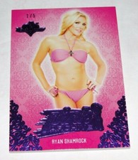 2015 Benchwarmer RYAN SHAMROCK Pink Archive #93 Purple Variant/5 Wrestling WWE