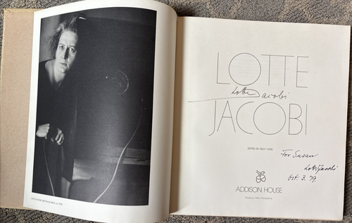Lotte Jacobi Signed Book 1978 - Picture 2 of 14