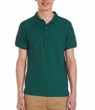 Nautica Uniform Short Sleeve Stretch Pique Polo Size L 38/39 