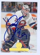 Jamie McLennan autographed Hockey Card (New York Islanders) 1994 Donruss #74