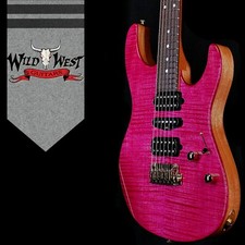 Suhr Custom Modern Hsh Flame Maple Top Magenta Pink 7.40 Lbs