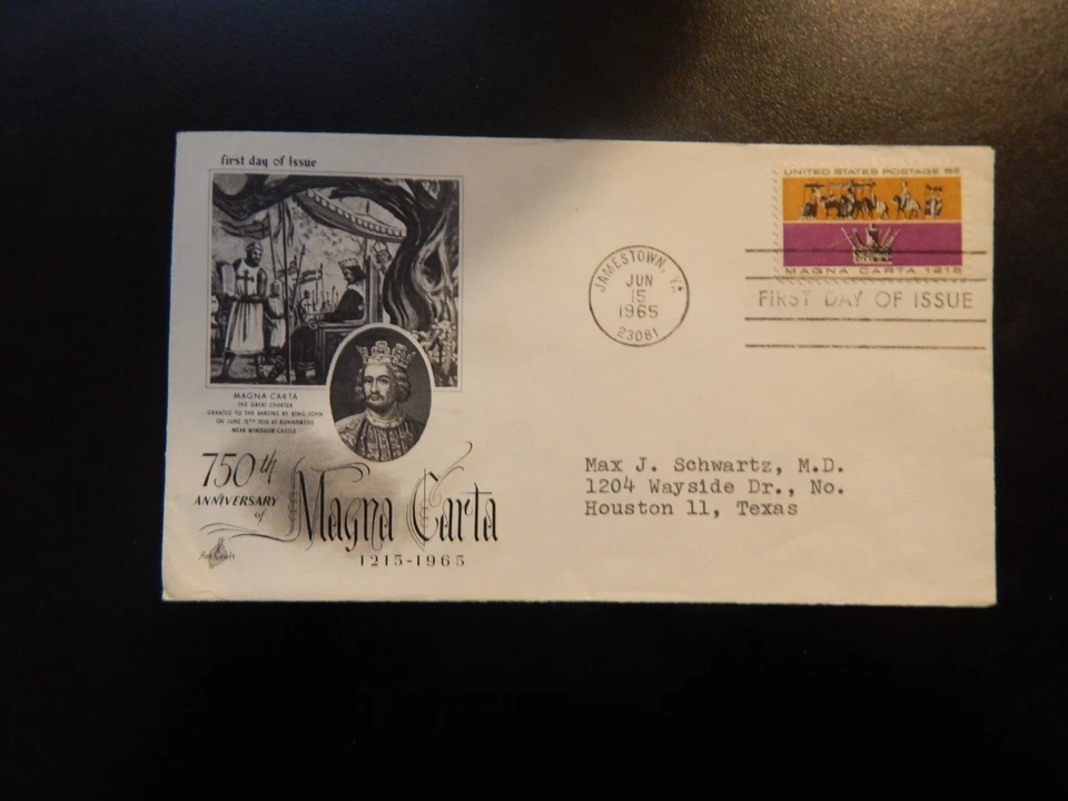 750TH ANNIVERSARY OF MAGNA CARTA FIRST DAY OF ISSUE! ZZ985XXX - Image 4 of 4