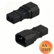  2Pack IEC 320 C14 Male to C9 Power Adapter for Roland Revox  Marantz Devices