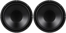 12" SVC Subwoofer Bass Speakers 4ohm Sub woofers Replacement Pair 240w (2) NEW