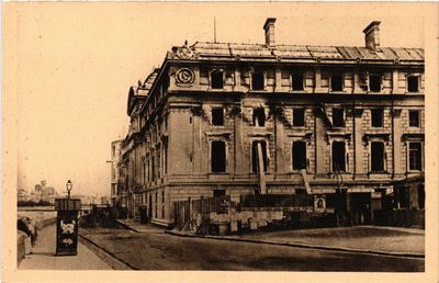 CPA PARIS 4e La Prefecture de Police apres l'incendie may 1871 (464117)