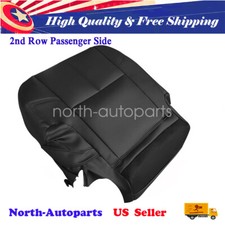 For 07-14 Gmc Sierra 1500 2nd Row Passenger Bottom Leather Seat Cover Black