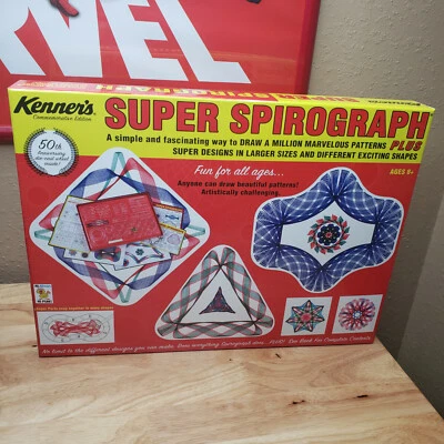 Super Spirograph (Kenner's Commemorative Edition w/ 50th Anniv. Die-Cast Wheel) - Image 1 of 4