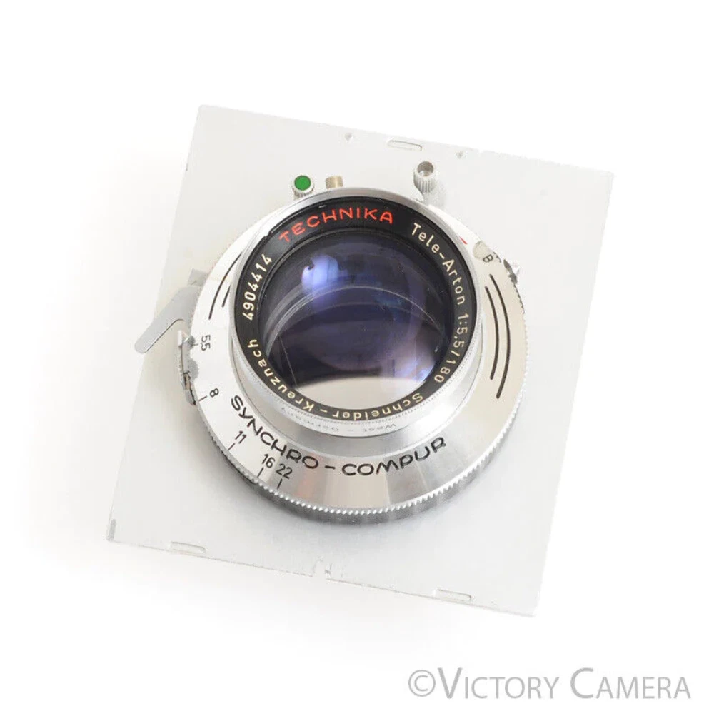 Objectif Schneider 65mm F/6.8 – Coupe Linhof – Angulon – Synchro Compur