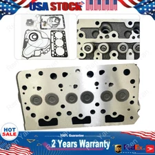 New Complete Cylinder Head Assy With Valves & Full Gasket for Kubota D782 Engine