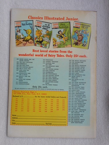 Classics Illustrated Junior No. 551B 25 Cents Vo In Good Condition - Picture 2 of 2