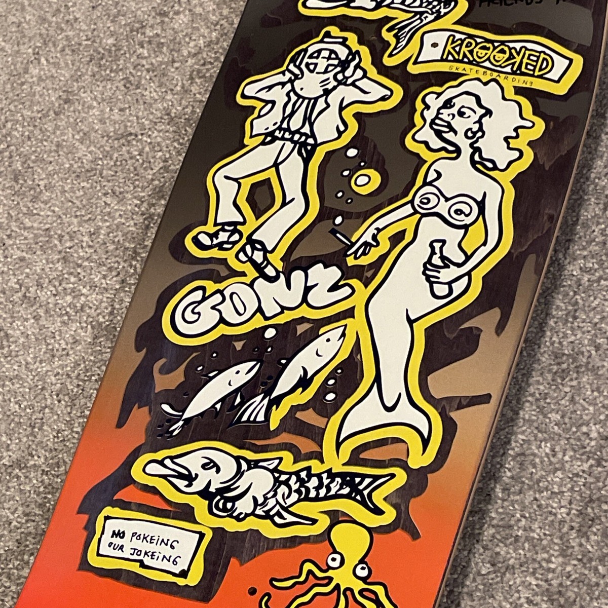 Krooked Skateboard Deck Gonz Mark Gonzales Vision Powell SMA