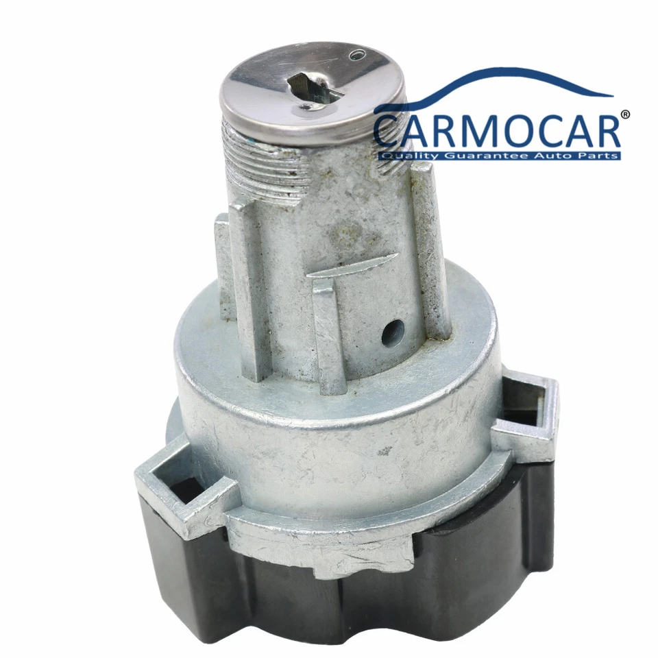 Interruptor de arranque del cilindro de bloqueo de encendido en el tablero con llaves para Chevy GMC 1967-1979 Foto 3 de 4