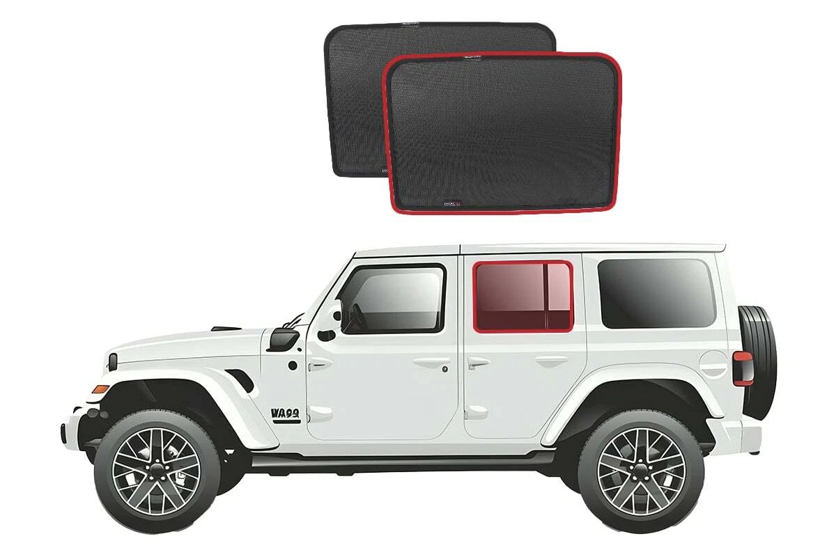 Savadicar Front Window Sun Shades, Breathable Mesh Side Window Sunshade