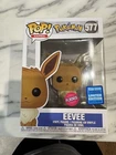 Funko POP Pokemon Eevee 577 Flocked 2020 Wondercon Exclusive Limited Edition