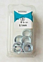 8 Federringe, 8,1Mm, Sperrringe, Federscheiben, Nr. 900052/744