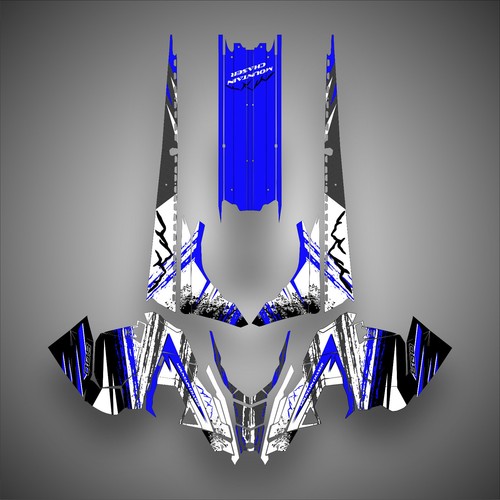 2016 - 2018 POLARIS PRO AXYS RMK Graphics Decal Sticker Kit w/ Tunnel 155 163 - Picture 6 of 10