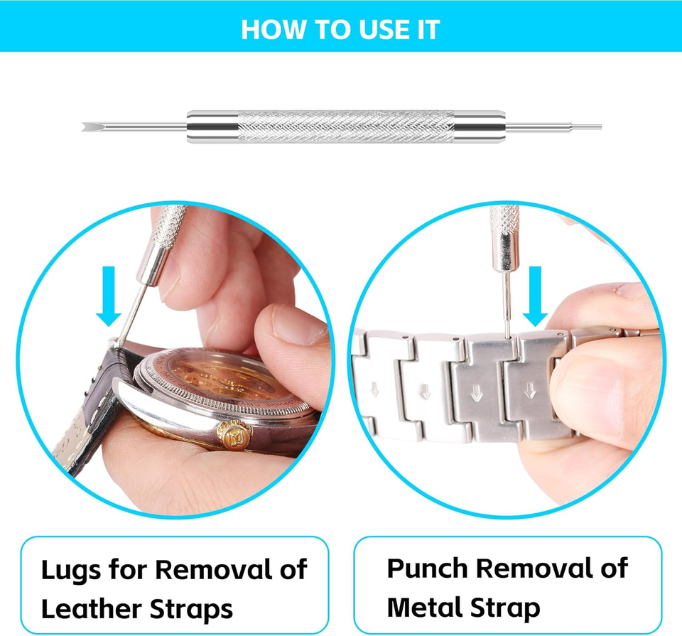 Watch Press Tool Set, Watch Press Set Back Case Closer with 12 Molds