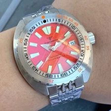 Tandorio Automatic Men Watch 300T Model Sapphire NH35 Movement SUB 316L 42mm