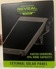 TACTACAM REVEAL External Solar Panel w/ Integrated Rechargeable Battery New