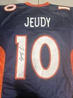 NFL Autographed Jerry Jeudy Custom NFL Jersey Beckett Witnessed COA