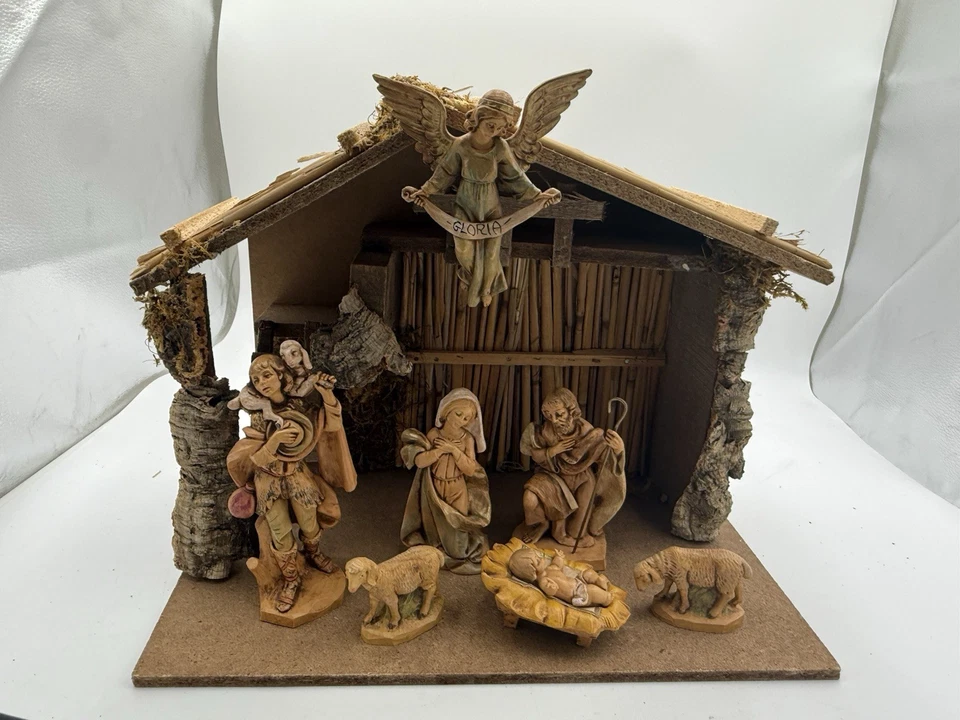 🌟De colección 1983, Belén Fontanini Italia Romana Reliquia, Chreche 🌟 Foto 3 de 4