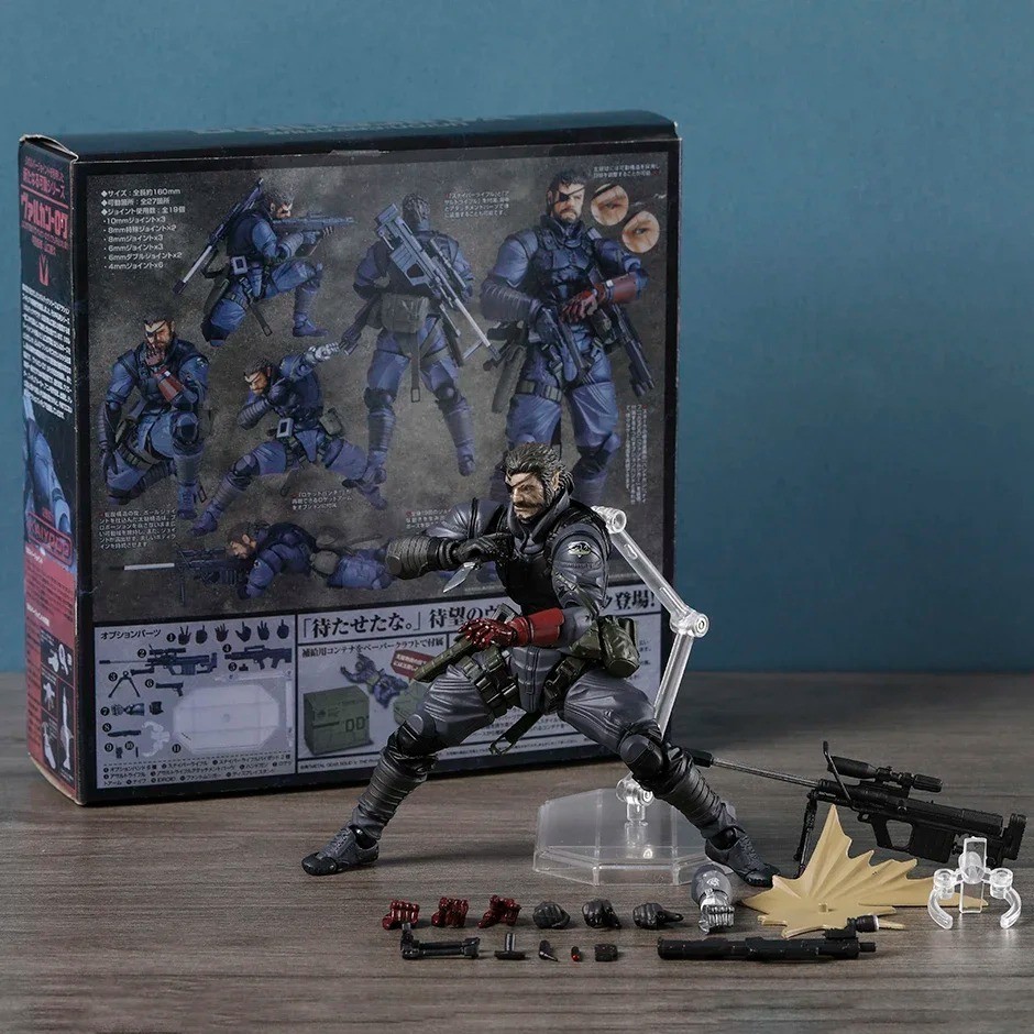 Figurine Revoltech Venom Snake Metal Gear Solid V figurine de collection 15cm