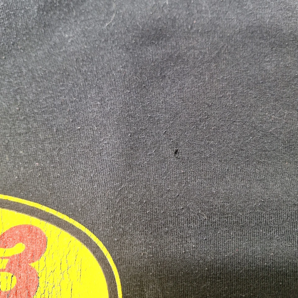 Lucky 13 服装 T 恤男式 XL 码黑色热杆摩托车扑克纹身 — 第 3/4 张图片