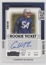 2021 Panini Contenders Rookie Ticket Cameron McGrone #224 Auto 1oa8