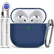 Ljusmicker AirPods 4 Case 2024 Cleaner Kit Soft Silicone Protective Cover