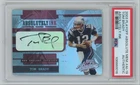 2003 Playoff Absolute Absolutely Ink Tom Brady Auto 25/25 PSA Authentic Patriots